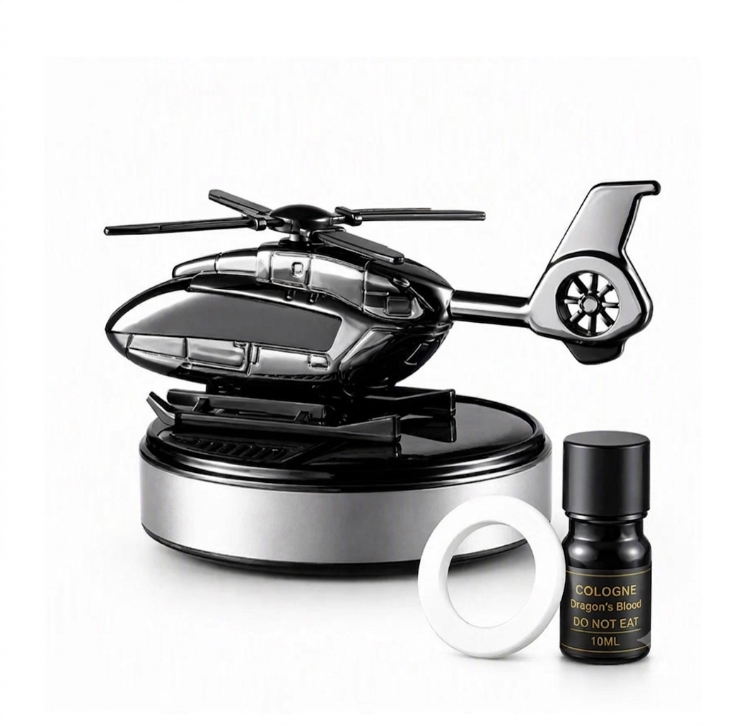Güneş Enerjili Helikopter,Araba Difüzörü✨🚁