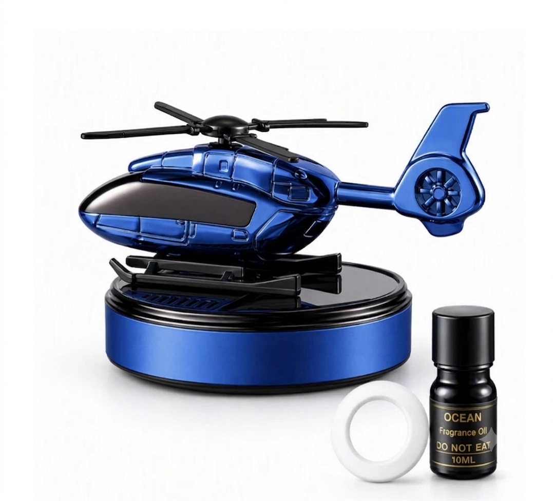 Güneş Enerjili Helikopter,Araba Difüzörü✨🚁