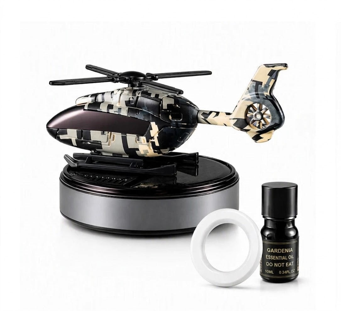 Güneş Enerjili Helikopter,Araba Difüzörü✨🚁